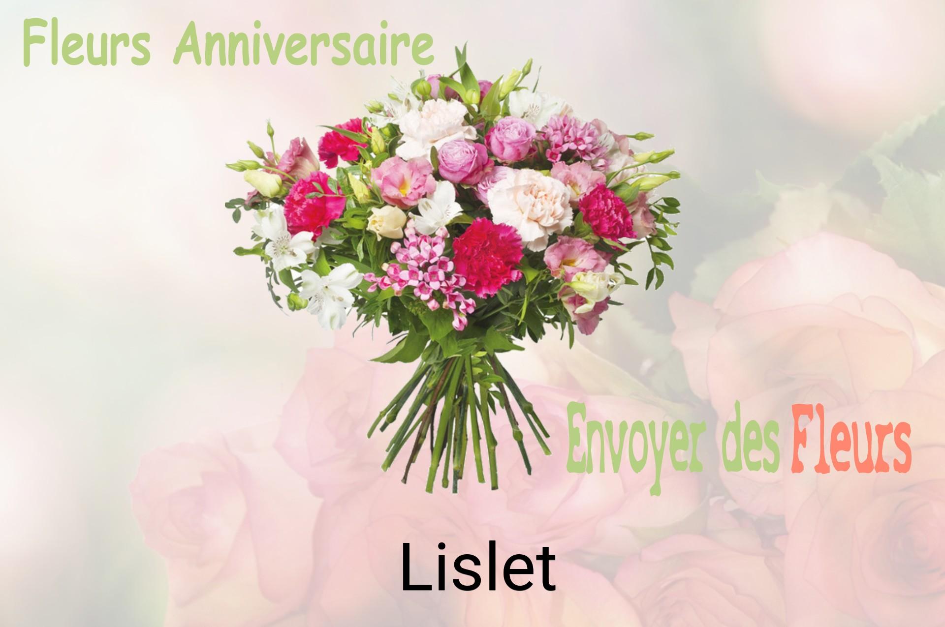 Bouquet de fleurs d’anniversaire livré à Lislet